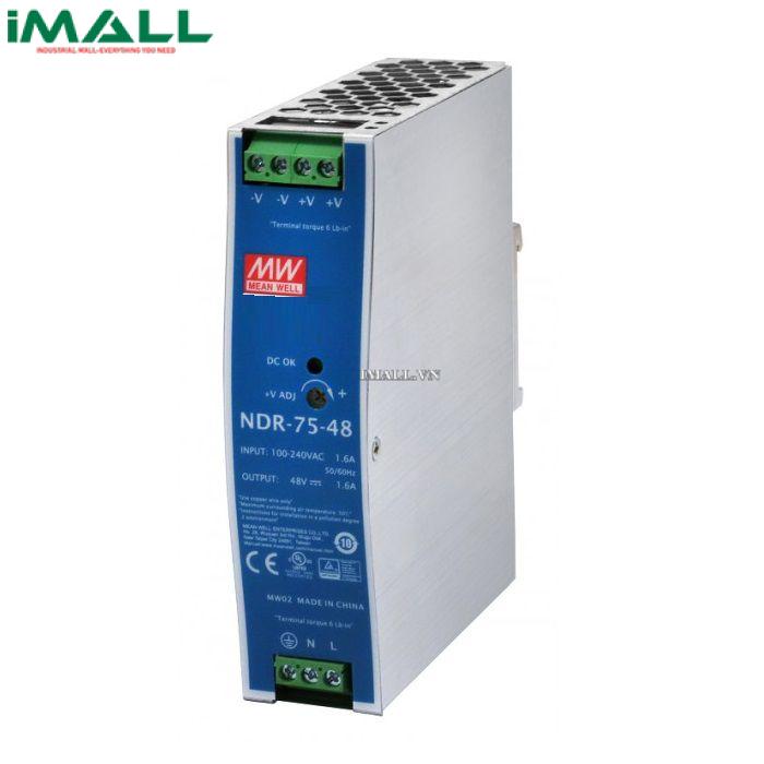 Bộ nguồn Meanwell NDR-75-48 (48V 75W 1.6A)