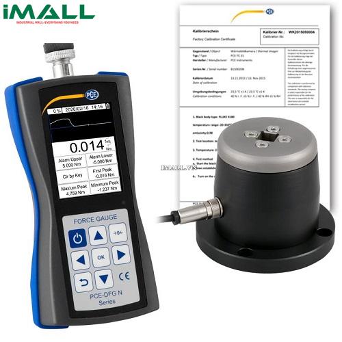 Máy đo mô-men xoắn (0~5 Nm; kèm Certificate ISO) PCE DFG N 5TW-ICA
