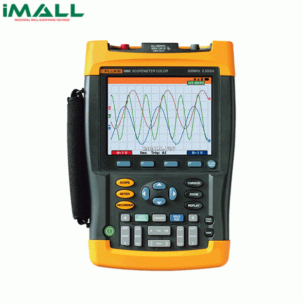 Máy hiện sóng số cầm tay Fluke 196C (100Mhz, 1GSas, 2CH)