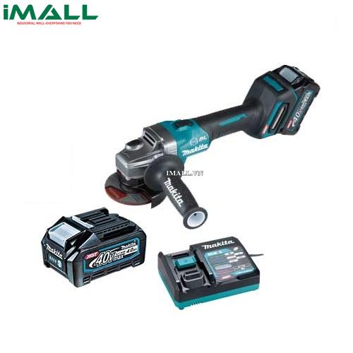 Máy mài góc dùng pin 125mm Makita Max GA005GM201 (40V:4Ah) (40V )