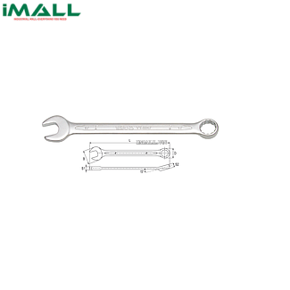 Cờ lê vòng miệng hệ inch Yato YT-4872 (3/8")