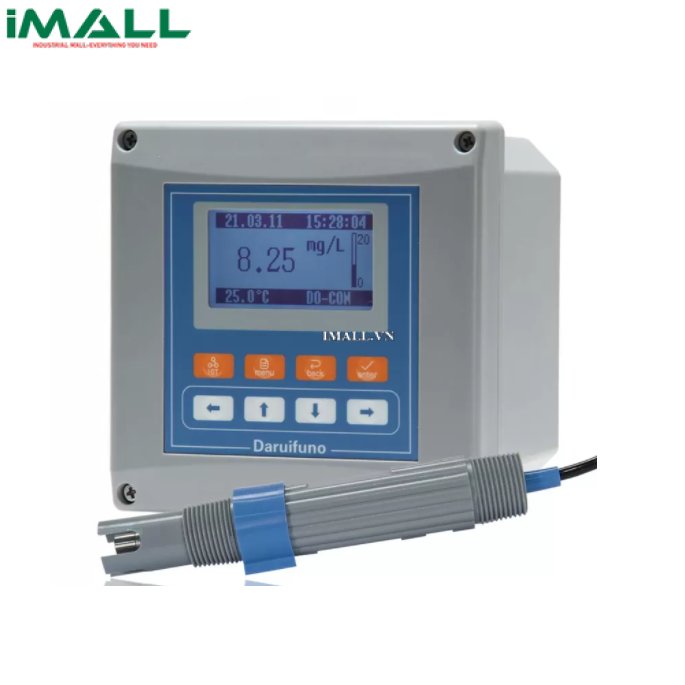 Bộ điều khiển đo nồng độ ôxy hòa tan Daruifuno DUC2-DO-S-A (0~50mgL, 0~400%, IP66)
