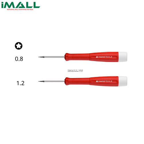 Combo Hai Tô Vít PB Swiss Tools Pentalobe® 8129 Size 0.8 và 1.2 Mở iPhone và MacBook Knipex Pentalobe 2