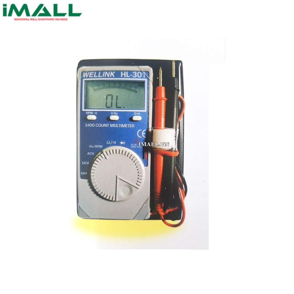 Đồng hồ vạn năng hiện số WELLINK HL-301