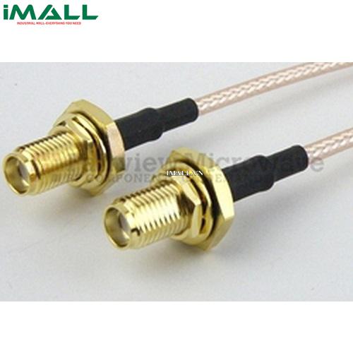 Cáp SMA Female Bulkhead - SMA Female Bulkhead Fairview FMC1212315 (RG316 Coax; 3 GHz )