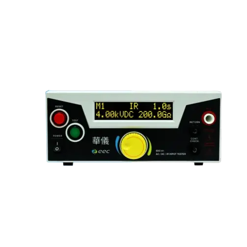 Thiết bị kiểm tra an toàn thiết bị điện EEC EEC-31 (3kV / 10mAAC, 4kV/5mADC, 4kV/200GΩ)