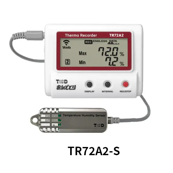 Thiết bị ghi dữ liệu nhiệt độ và độ ẩm T&D TR-72A2-S (Wi-Fi/Bluetooth)