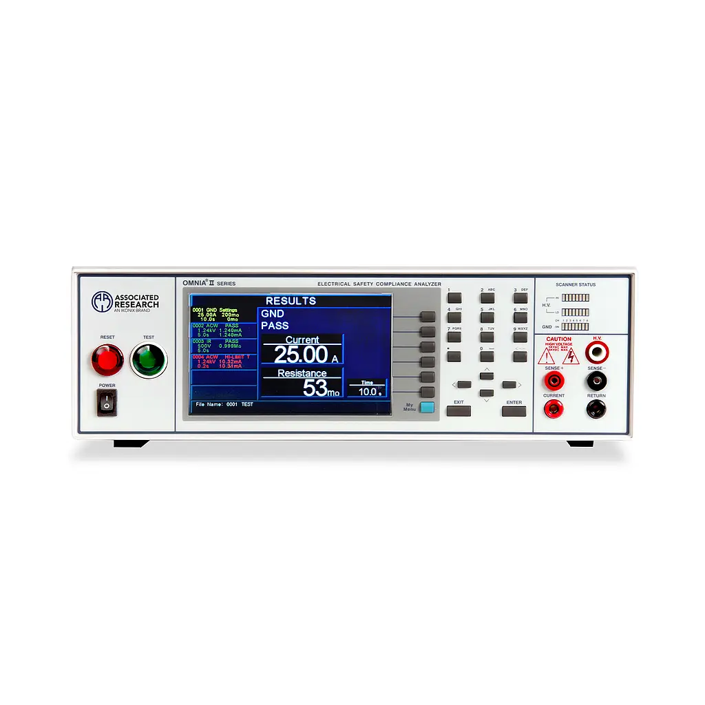 Máy Kiểm Tra An Toàn Điện Áp Associated Research (ARI) 8257 (500 VA, 5 kV @ 100 mA AC, 6 kV @ 20 mA DC, IR, GB, LC, AC source)