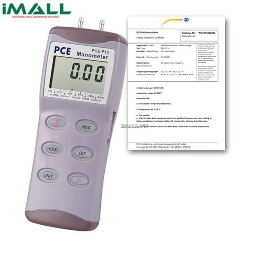 [585946240148] Đồng hồ đo áp suất chênh lệch PCE P50-ICA (100 psi/ 6.89 bar)