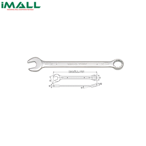 [736946368067] Cờ lê vòng miệng hệ mét Yato YT-0046 (46mm)