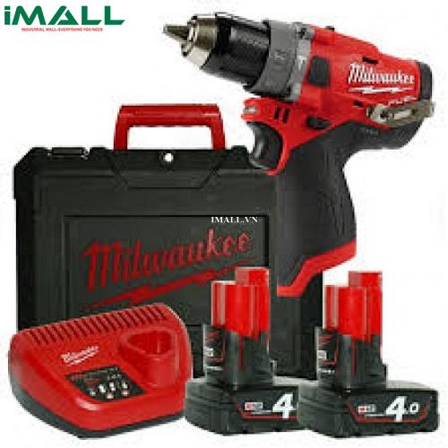 [6899] Máy khoan động lực Milwaukee M12 FPD-402C SET (2 pin x 4.0Ah, 1 sạc)