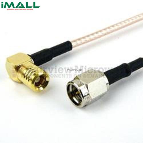 [747532376634] Cáp SMA Male - RA SMB Plug Fairview FMC0226315 ( RG-316 Coax; 2 GHz )