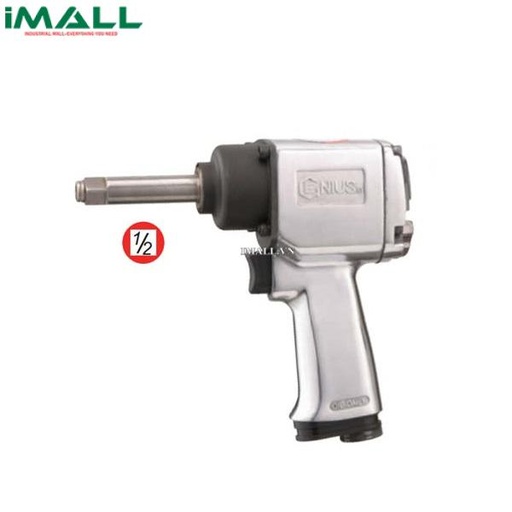 [371799432747] Súng Vặn Bu Lông Đai Ốc Loại Dài Siêu Cường Lực 1/2" GENIUS 400802 (1,085 Nm)