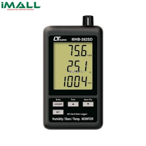 [296416182783] Máy đo áp suất, nhiệt độ, độ ẩm LUTRON MHB-382SD