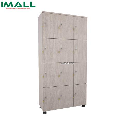 [448655440584] Tủ locker gỗ tai khóa ngoài 12 ngăn THE ONE (Hòa Phát) TUG12