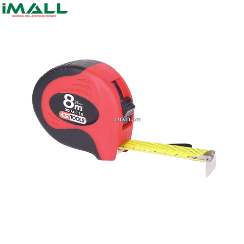 Thước cuộn thép (dài 8m / 25mm) KS Tools 300.0116