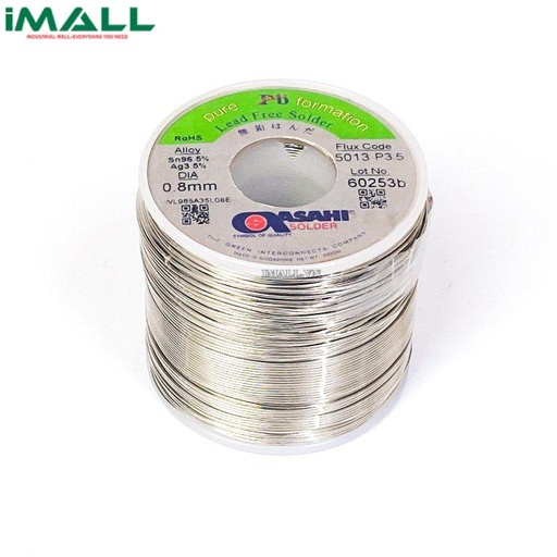 [572531294266] Chì hàn Lead Free 137 Asahi (SN96.5, AG3.5, 0.8mm, 500g)