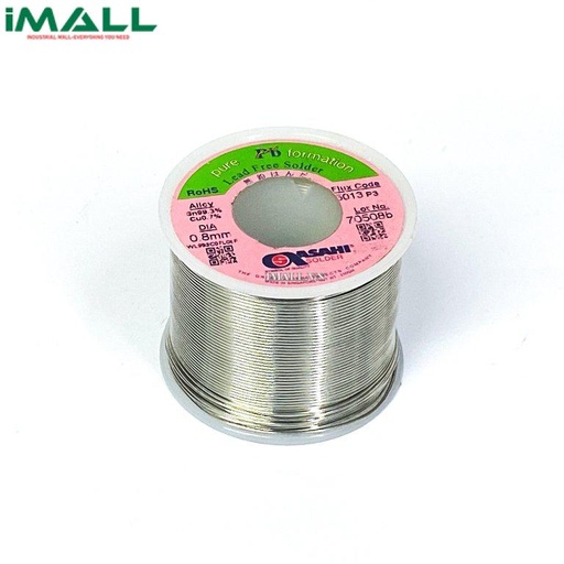 [659166294268] Chì hàn Lead Free 130 Asahi (SN99.3, CU0.7, 0.8mm, 250g)